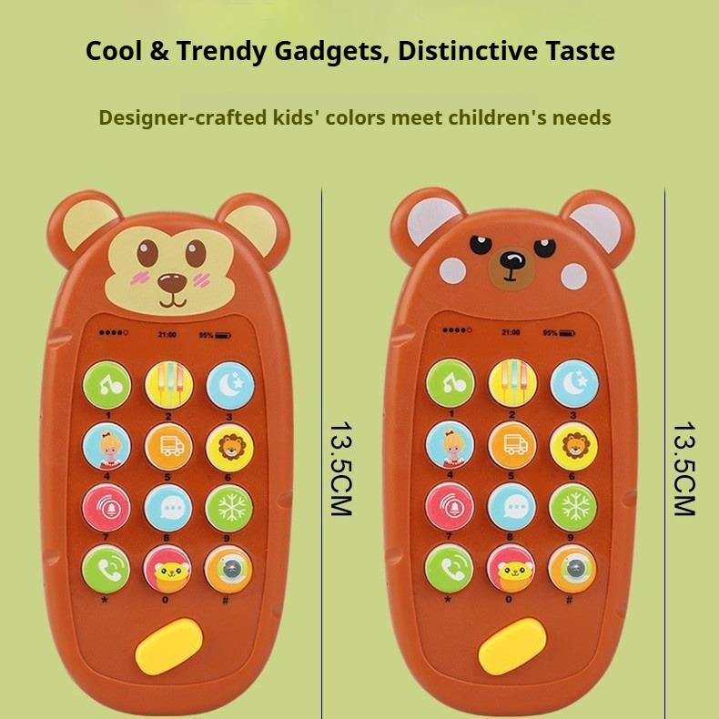 Baby early education puzzle mobile phone, music enlightenment, simulated phone learning story, affordable price