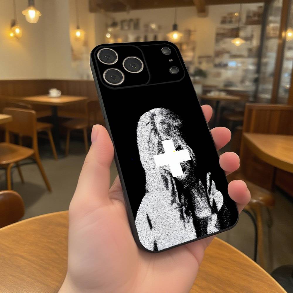 

Singer 2hollis Albums Black Soft Cover Phone Case For iPhone 17,16,15,14,13,12,11,Pro,Max,Plus iPhone14