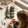 Yarn Hobby Kits for Adults Bat Wind Spinner Crochet Kit, DIY Spiral Craft Halloween Party Hanging Decor Decoration Crafting Kit Adults, Handmade