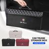 Auto-Organizer Kofferraum-Aufbewahrungsbox Stau-Aufräum-Behältertasche für GT Stelvio F1 Brera Volante Tonale Gloria Disco