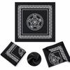 Altar Setup Board Game Mat Black White Tarot Table Cloth New Decorative Tablecloth  Tarot Reading