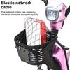 Motorcycle Cargo Net High Elastic BungeeNet With 4 Adjustable Hooks 360Degree Rotatable Easy Installation Motorcycle Luggage Net