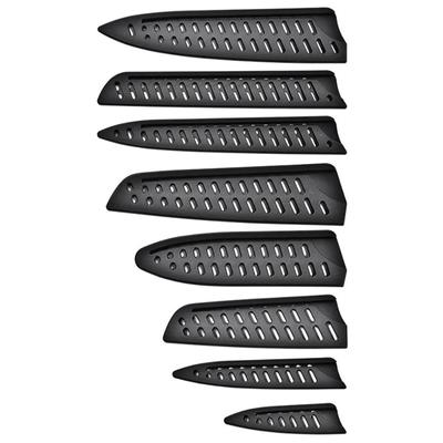 Schwarze Kunststoff-Schutzhülle für Küchenmesserklingen, für 3,5-10 Zoll Messerabdeckung