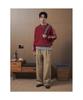8seconds V-Neck Track Knit Red