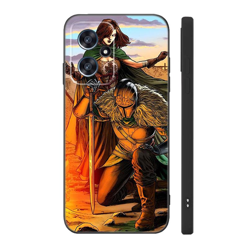 Game Dark Souls Black Silicone Phone Case For Xiaomi POCO X3 X4 NFC F3 F4 GT F5 M3 M4 M6 X5 X6 Pro 5G C55 C65 M5