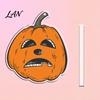 Double Sided Key Holder Halloween Creepy Pumpkin Acrylic Keychain, Double-sided Head Ring Car for Backpacks, Decorative Chain Holiday Party Favors