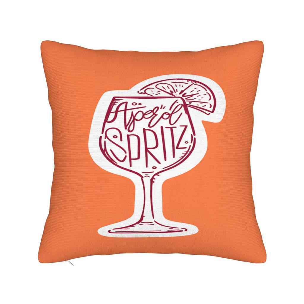 Aperol Spritz Kissenbezug Individueller Kissenbezug Vintage Kissenbezug für Sofa Heimdekoration