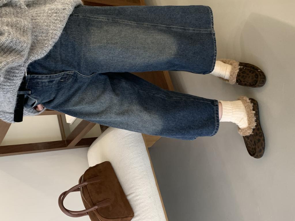 Mao Mao Slippers Women's 2025 Autumn and Winter New Korean Version Casual Warm Flat Comfortable Women's Shoes