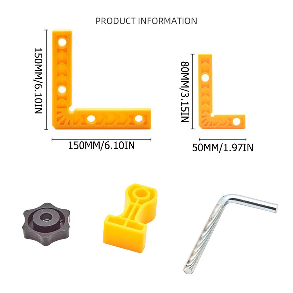 90 Degree Positioning Squares Corner Clamps for Woodworking Right Angle Clamp Wood Clamps Carpenter Clamping Tool