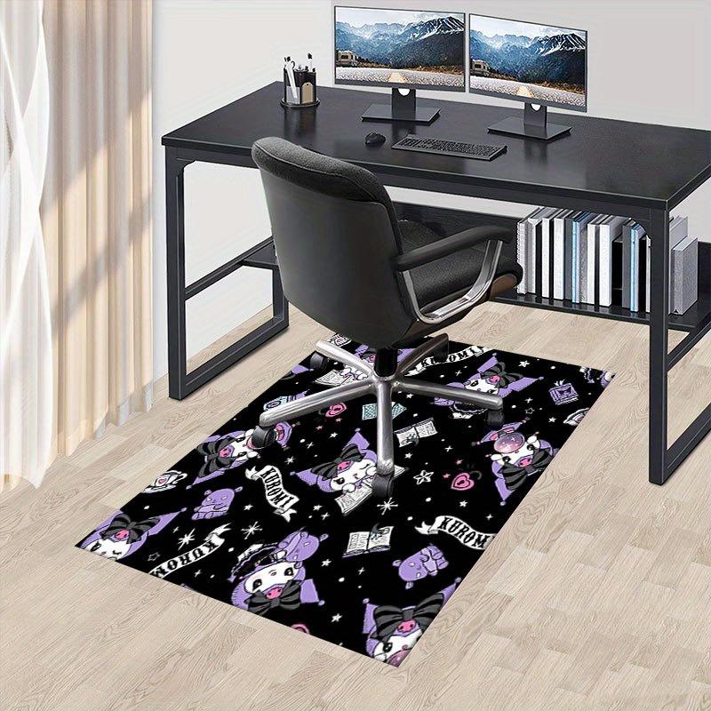 

1pc Sanrio Kuromi Mermaid Printed Office Carpet Rectangle Rug Under The Table,Perfect Room Decor for Living Room, Bedroom, Kitchen, Non-slip Floor Mat 60cm by 90cm
