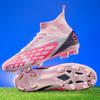 Football Shoes Men's High Top Spikes Shredded Spikes Student Children Boys Lawn Training Shoes Amazon 2025