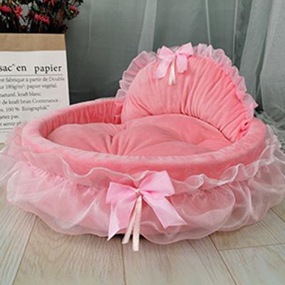 Detachable Pad Pets Bed PP Cotton Anti-slip Bottom Pets Public Accessories Comfortable Pet Products