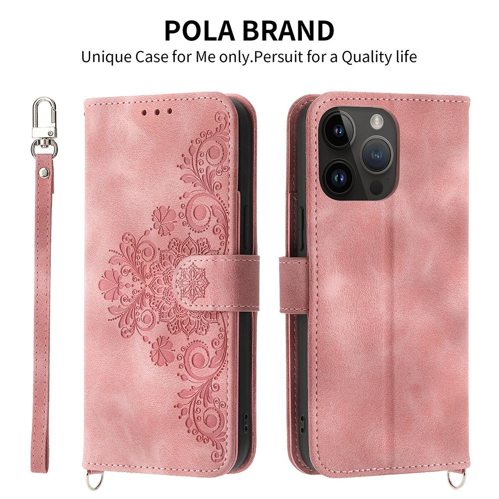 Applicable To A55 Mobile Phone Case, Embossed Leather Case, Samsung A15 Wallet Wallet, All-inclusive Card Insertion, Fashionable Men's and Women's Mo