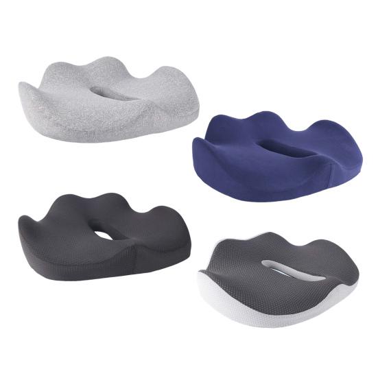 Sitzkissen für sitzende Personen Memory-Schaum Ischias-Linderungskissen Breites Hüftkissen für Büroangestellte Autofahrer Steißbeinschmerzlinderung