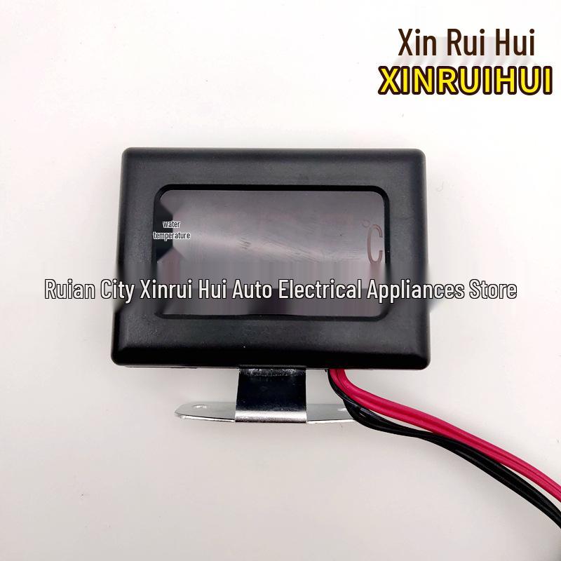 12V/24V Universal Digital Water Temperature Gauge for Cars, Vans, Excavators, and Forklifts