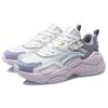 Li Ning Candle Dragon Casual Shoes Women's Low Top White/Purple AGCR086-3