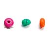 50pcs/Lot Acrylic Oblate Beads 8mm Flat Round Spacer Loose Bead for DIY Necklace Bracelet Jewelry Making Accessories