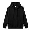 Unisex Solid Color Hooded Sweatshirt - Loose Fit Long-Sleeve Top