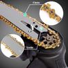 4/6 Inch 28/37 DRIVE LINKS Gold Chain Guide Electric Chainsaw Chains and Guide for Logging Pruning Semi Chisel Electric Chainsaw