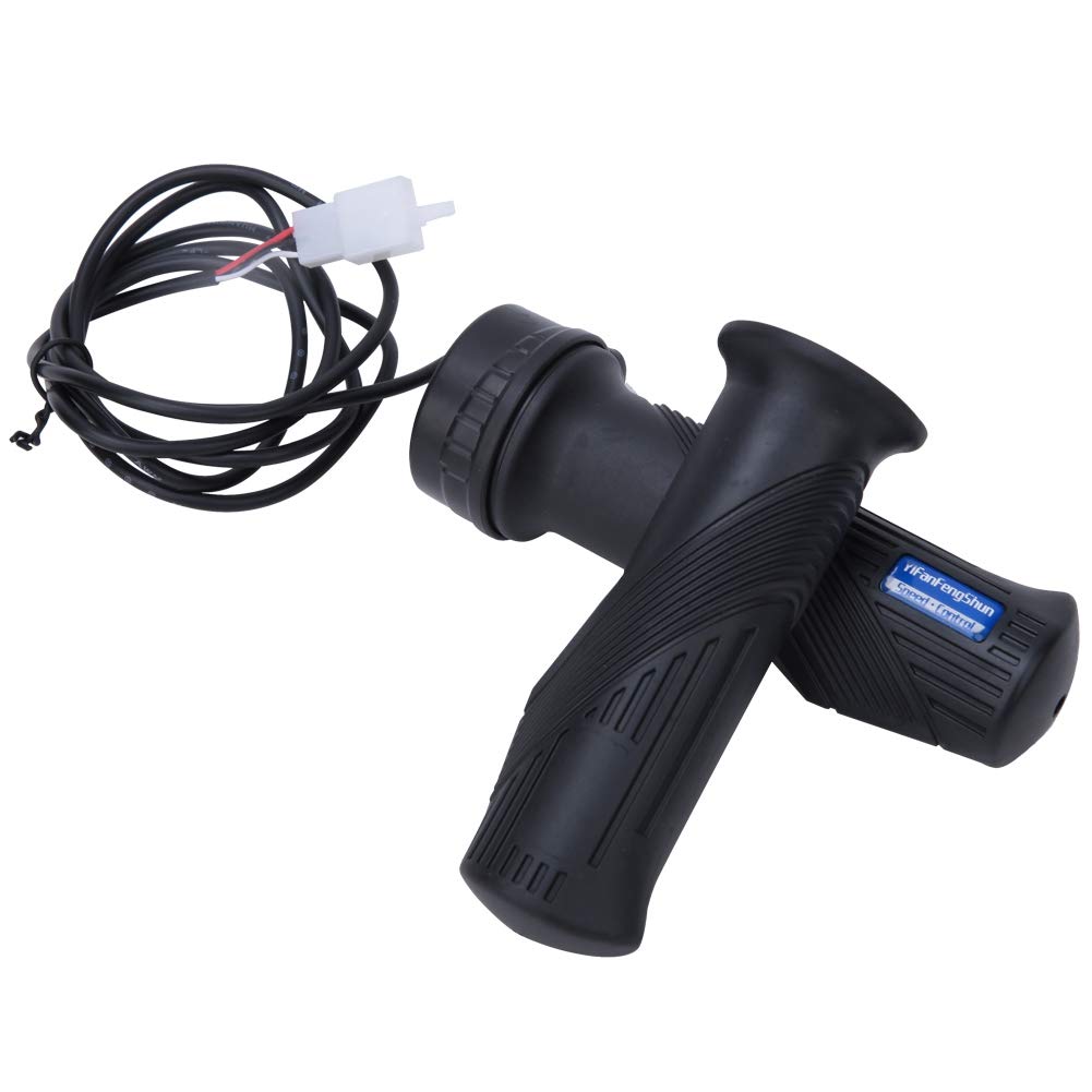 E-Bike Throttle Grip Electric Bicycle Throttle E-Bike Controller Set Scooter Tricycle Stable Speed Control 1 Pair Replacement