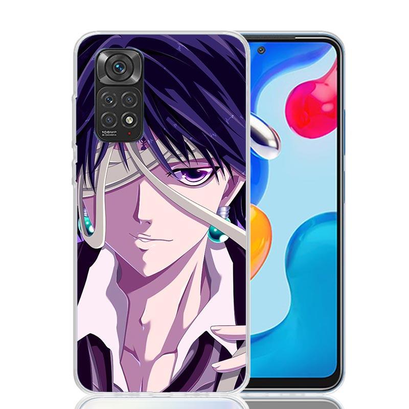 Huner X-Hunters Chrollo Shizuku Phone Case For Xiaomi Redmi Note 15 14 13 12S 12 Pro Plus 11S 11E 11 11T 10S 10 Art Soft Pattern