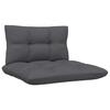 vidaXL 4-part. Garden Lounge Set with Anthracite Cushions Pine Wood