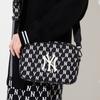 New MLB Monogram Collection Polyester Combo Bag, Camera Bag, Shoulder Bag Unisex Black 3ACRS022N-50BKS