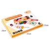 Education Early Puzzle Wooden Play Food Toys Children Fruit Skewer Gift Fun