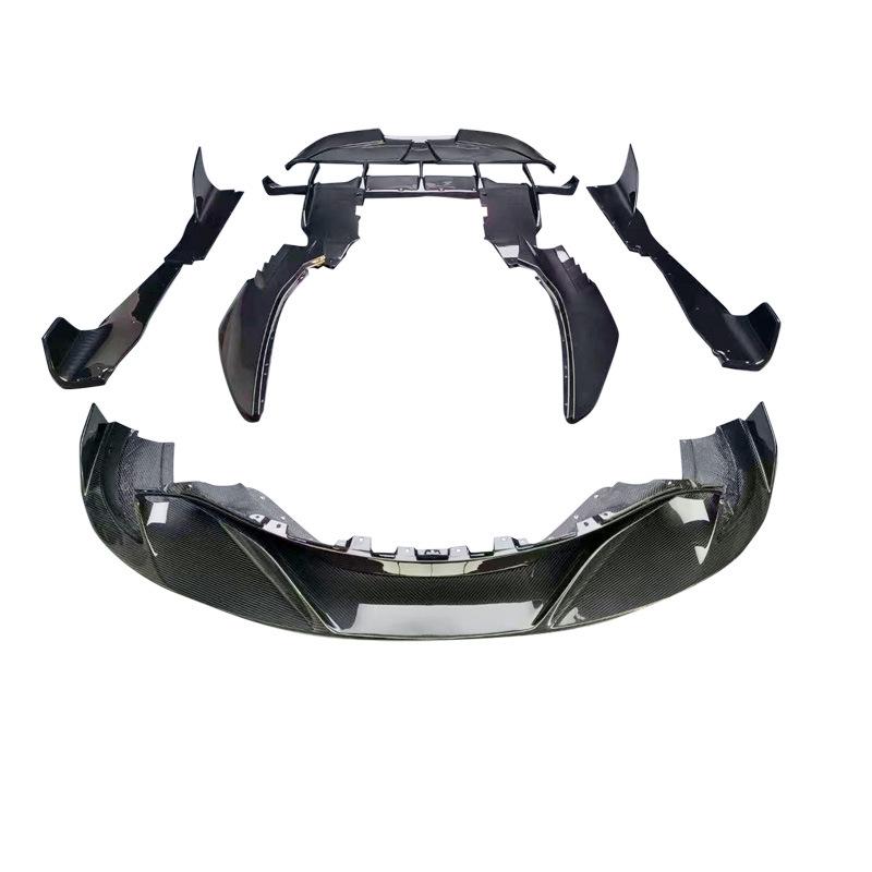 McLaren 720S Carbon Fiber Kit (2017-2021): Front Lip, Rear Lip, Side Skirts, Rear Wing, Fenders