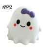 Ghost Sensory Toys 1/2Pcs Halloween Cartoon Squeeze Toy, Bow Stress Relief Calming Toy White Fidget for Kids Adults Party Favors Gadget