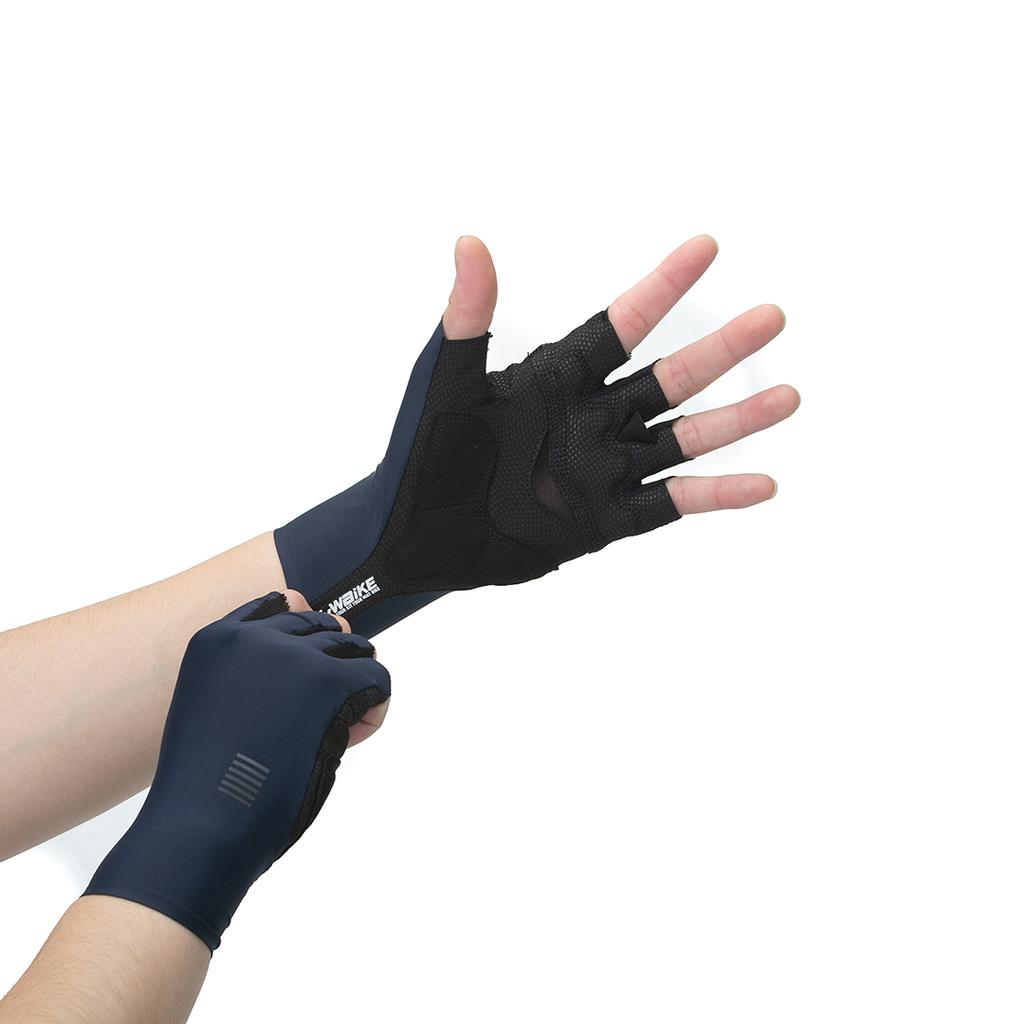 Guanti da Ciclismo Guanti da Bici MTB Guanti Sportivi Mezza Dita Guanti da Bicicletta Uomo Donna Traspiranti Antishock