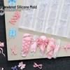 3D Bow Nail Art Silicone Mold - DIY Butterfly Crystal Gel Sculpture Template