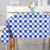 Factory Direct Sales Thickened Pe Plaid Tablecloth Tablecloth Disposable Party Supplies Waterproof And Oil-Proof