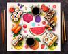 PANEL DE VIDRIO PARA COCINA 65x60 Frutas