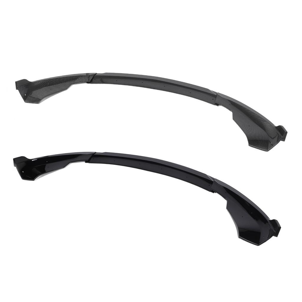 Front Bumper Lip Spoiler Splitter 3 Stage Front Bumper Lip Body Kit Replacement for  Model 3 20