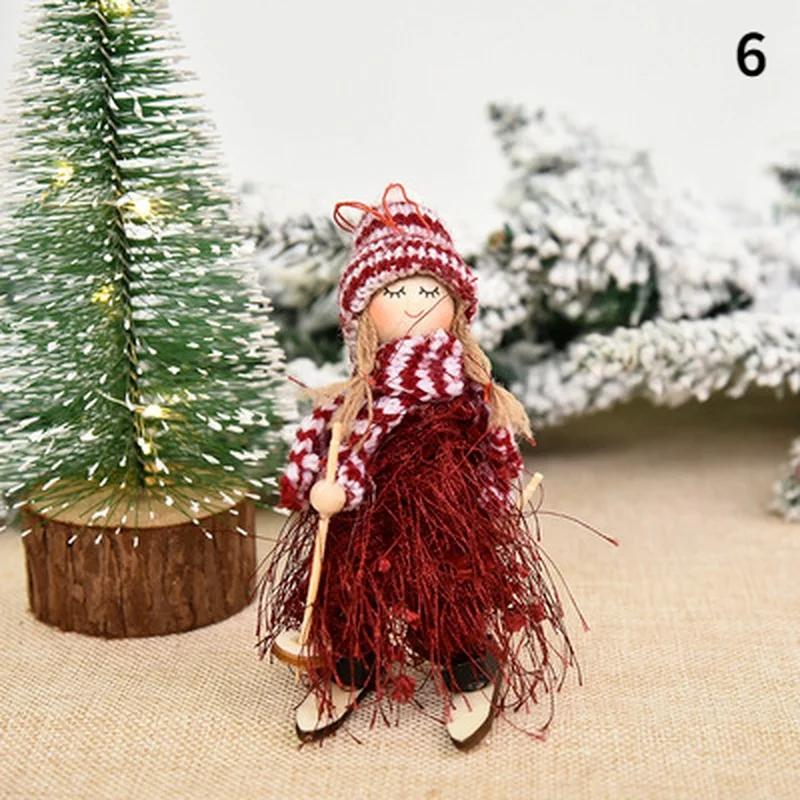 Ski Girls New Year Gift Cute Christmas  Doll Xmas Tree Ornament Christmas Decoration for Home 2021  Decor