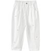 Balabala Jungen Sommer Elastischer Bund Lange Haremshose