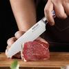 Professional Japanese Chef's Knife Damascus Steel Pattern Santoku Knife Sharp Enough for Slicing Meat Fish Fruit Kitchen Cleaver