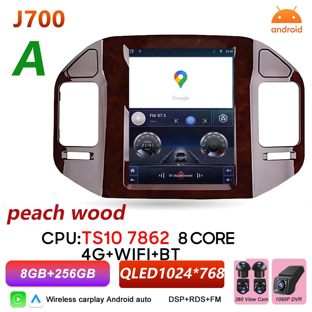 Android 16 Car Radio For Mitsubishi Pajero 3 V60 V68 V73 1999-2011 Multimedia GPS Navigation Carplay Auto BT Stereo DSP RSD Wifi
