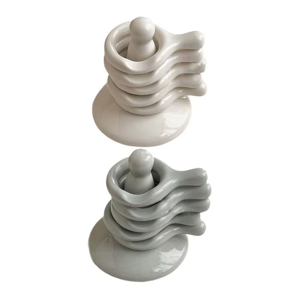 6pcs Ceramic Chopsticks Rack Home Ornament Spoon Rest New Chopstick Holders Dining Table Decoration