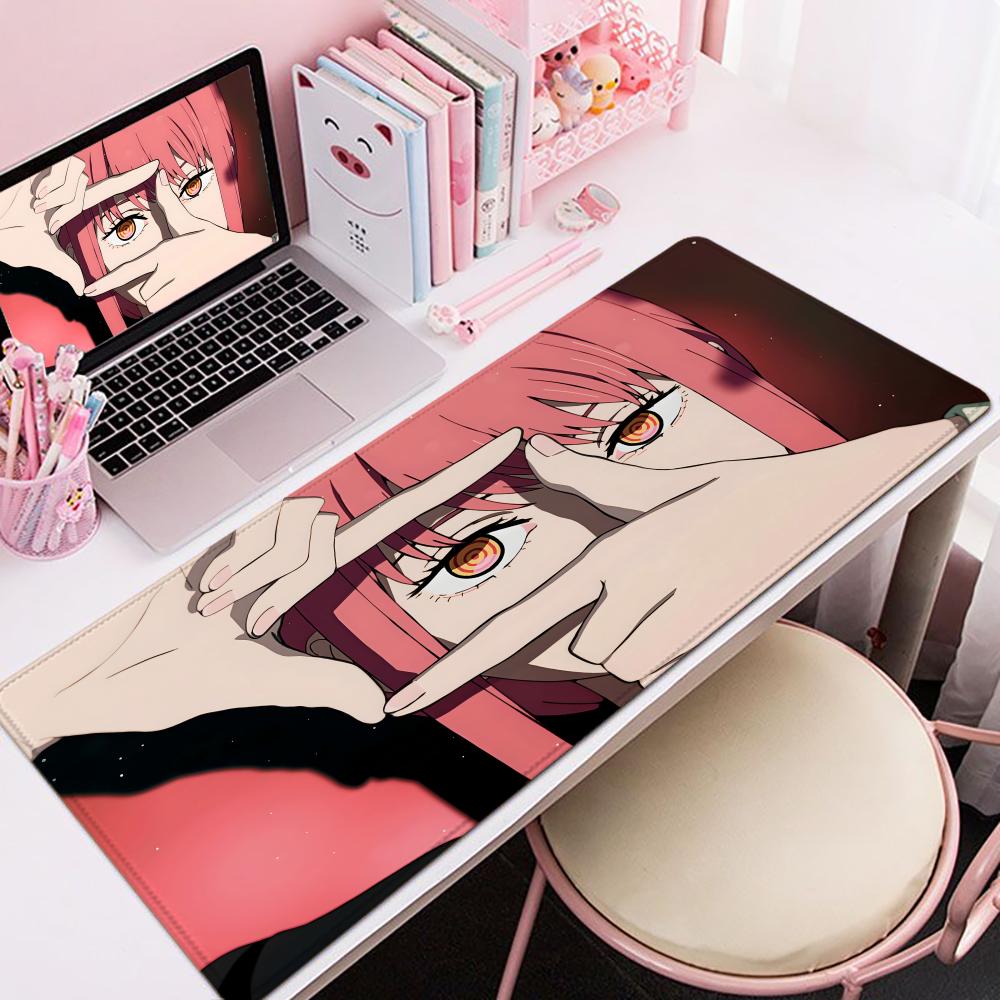 Chainsaw Man Mouse Pad xCM Nonslip Gaming Mousepad Gamer ESports Mouse Mat Game Mechanical Keyboard XXL Desk Mat