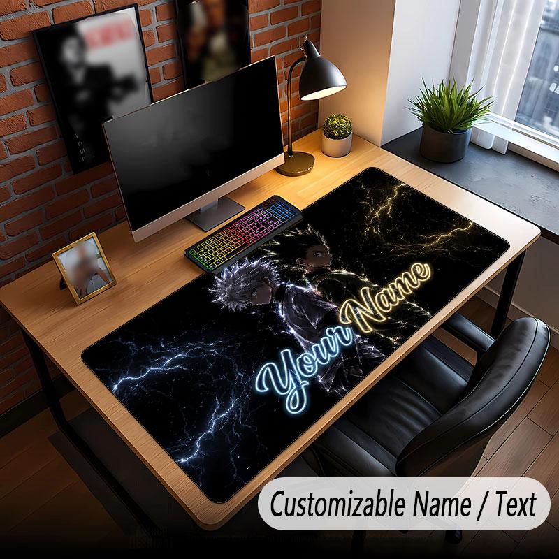 Benutzerdefiniertes, verlängertes Mauspadd, Hunter × Hunter Gaming-Schreibtischmatte für Heim-Büro-Desktop-Dekoration