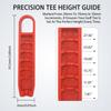 Golf Tee Height Adjuster Precision Tool With Magnetic Keychain For Portable Golf Course Accessory 5