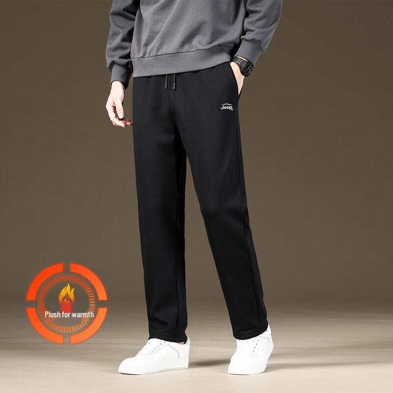JEEP Men s Fleece-Lined Straight-Leg Casual Pants XL