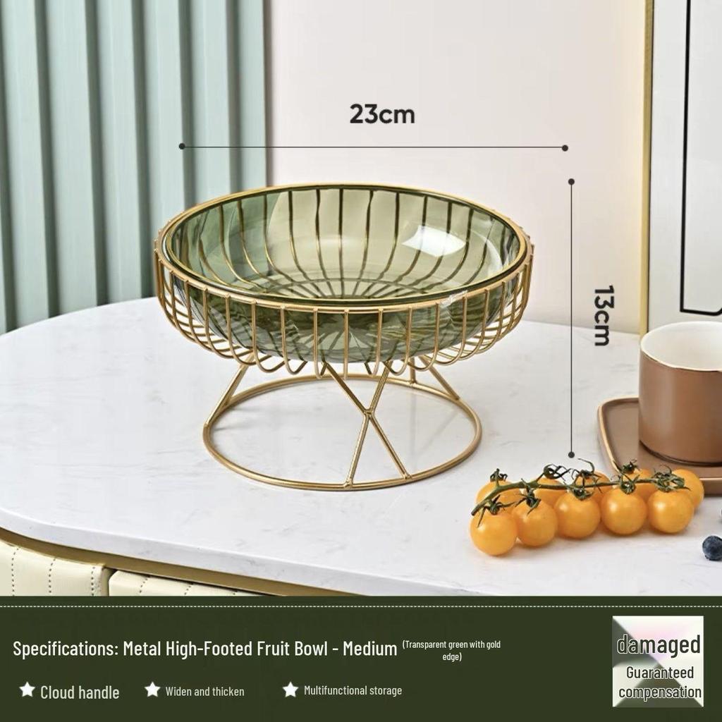 Elegant Fruit and Snack Display Tray for Living Room Coffee Table