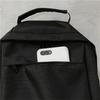 Einfache Rucksäcke Große Kapazität Reisetasche Uni Solide Harajuku Studenten-Schulrucksack Rucksack Unisex Langlebiger Rucksack mit Schnallenriemen