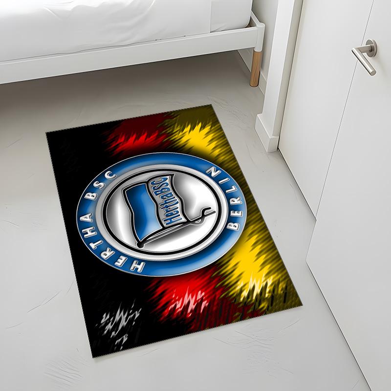 Hertha Berliner Sport Club (14) Rug Suitable For Living Rooms Bedrooms Computer Rooms Dining Areas And Placement Under Tables And Chairs Also An Ideal