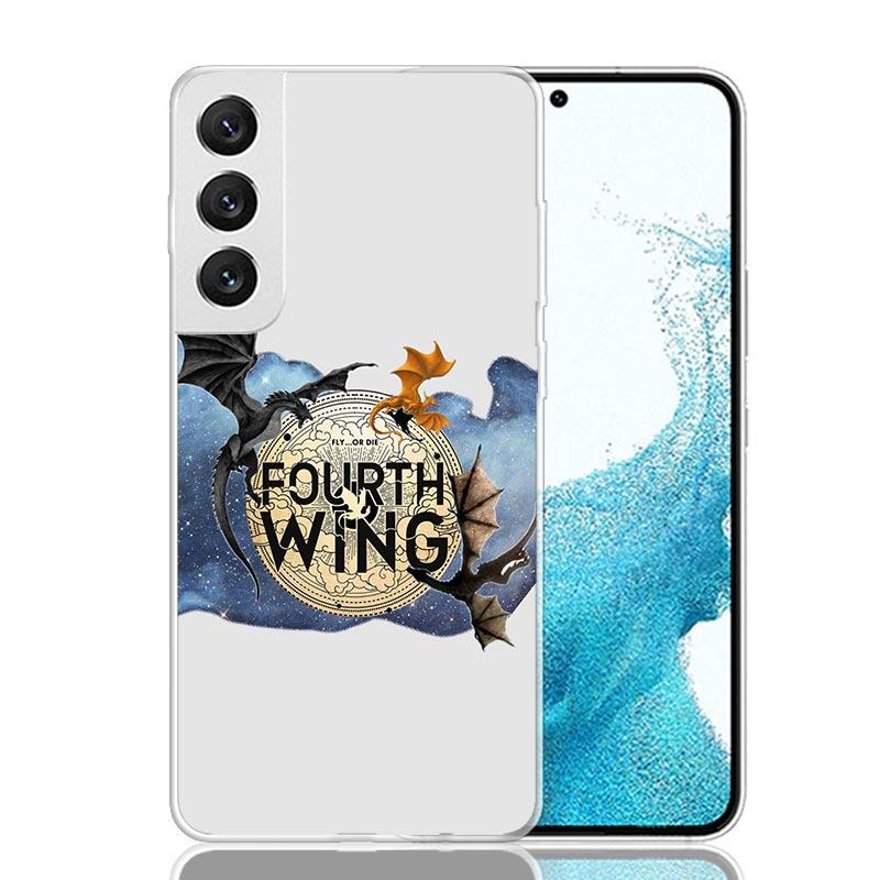 

F-Fourth W-Wing Dragon Phone Case For Samsung Galaxy S26 Ultra S23 S24 S25 Edge S20 FE S21 S22 Plus Soft Print Shell Cover Funda Samsung S25