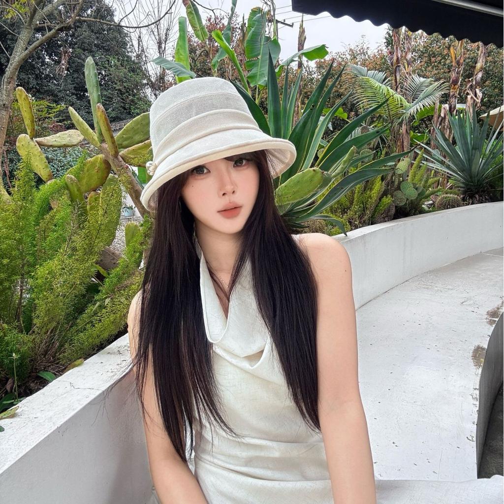 High Quality Japanese Washi Hat Women's New Cotton and Linen Breathable Bucket Hat Spring and Summer Versatile Fashion Sun Hat