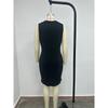 Women's Summer Solid Color Sleeveless Round Neck Sexy Tight Short Dress Clothes Sale